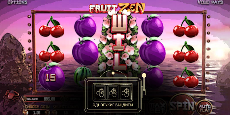 Игровой автомат Fruit Zen без регистрации